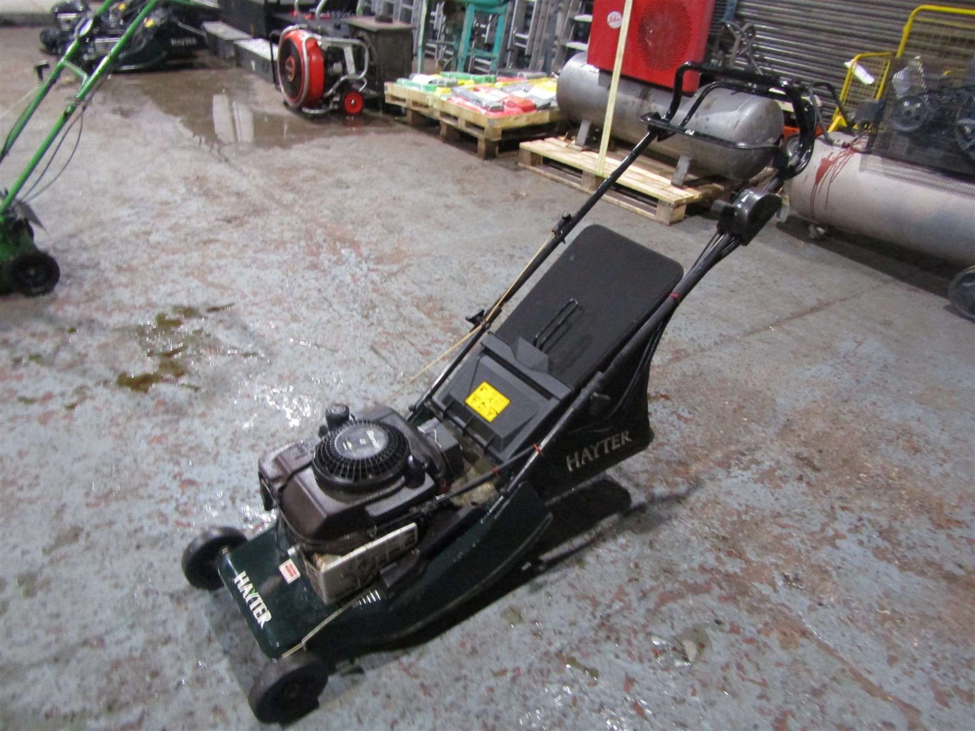 HAYTER HARRIER 41 ELECTRIC START PETROL MOWER ROLLER & BAG