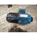 INDUSTRIAL ELECTRIC MOTOR WITHH BRAKE MECHANISM