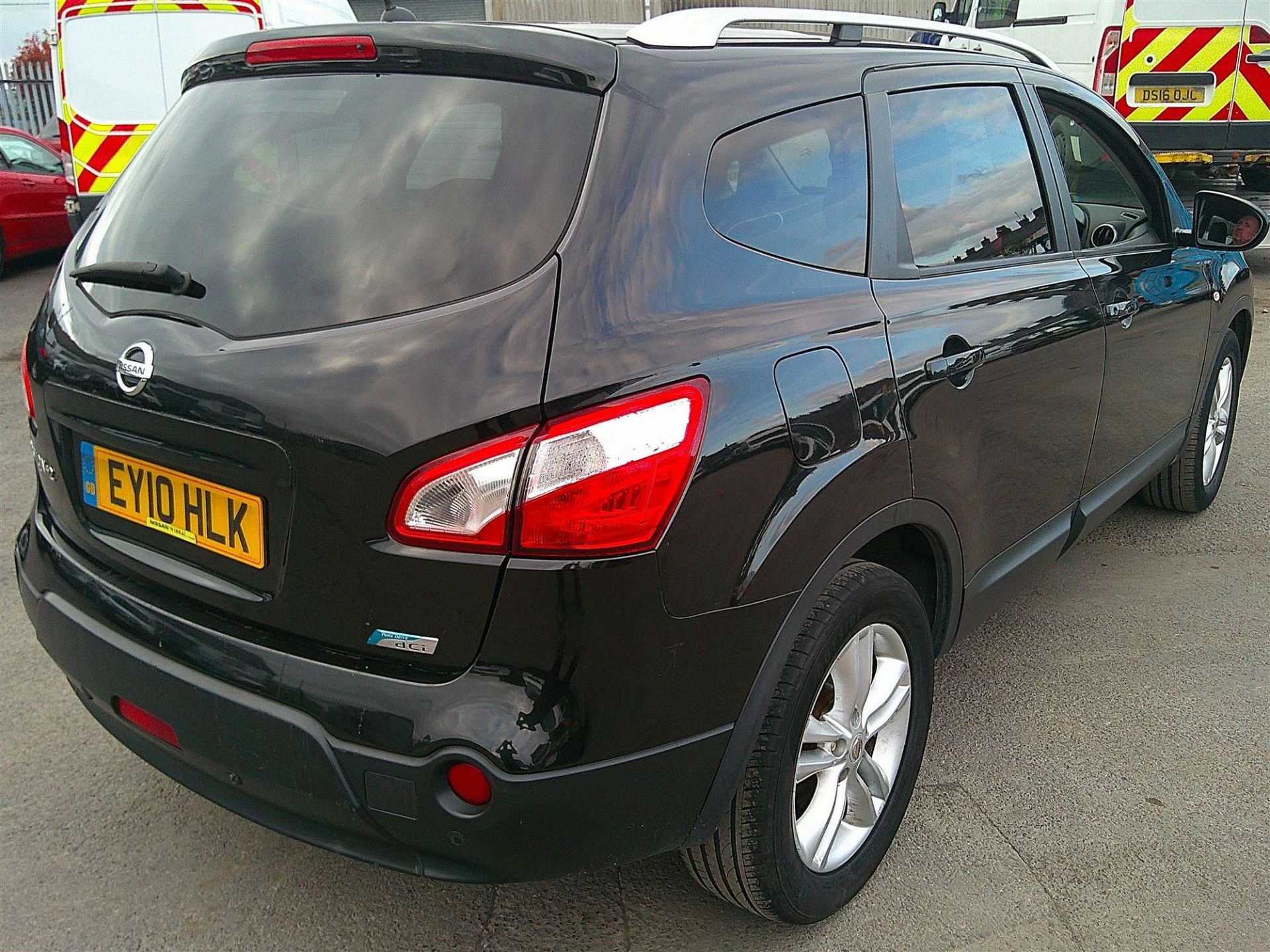 2010 10 REG NISSAN QUASHQAI ACENTA DCI 7 SEATER - Image 3 of 7