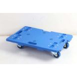 NEW BOX INTERLOCKING EXTENDABLE BLUE FURNITURE/GOODS CART