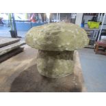 LARGE NATURAL STONE MUSHROOM