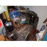 POWER HACKSAW c/w SPARE BLADES (SOLD OFF SITE - BIRMINGHAM)