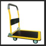 NEW BOX YELLOW PLATFORM TROLLEY