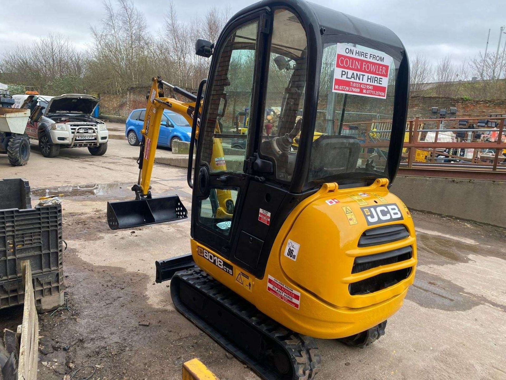 2012 JCB 8018 CTS 1.8 MINI DIGGER C/W 2 BUCKETS (SOLD OFF SITE - CHESHIRE) - Image 3 of 4