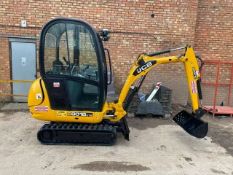 2012 JCB 8018 CTS 1.8 MINI DIGGER C/W 2 BUCKETS (SOLD OFF SITE - CHESHIRE)