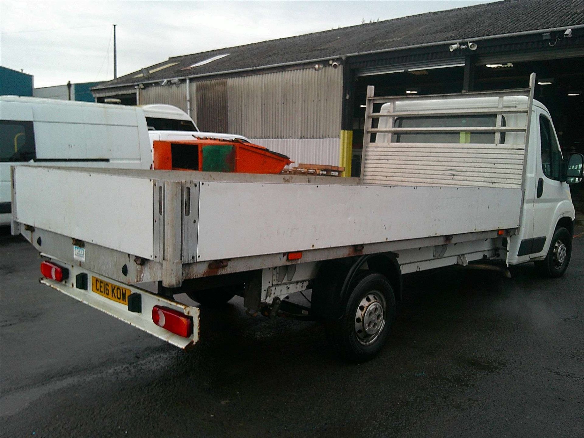 2016 16 REG PEUGEOT BOXER 335 L3 HDI DROPSIDE - Image 4 of 6