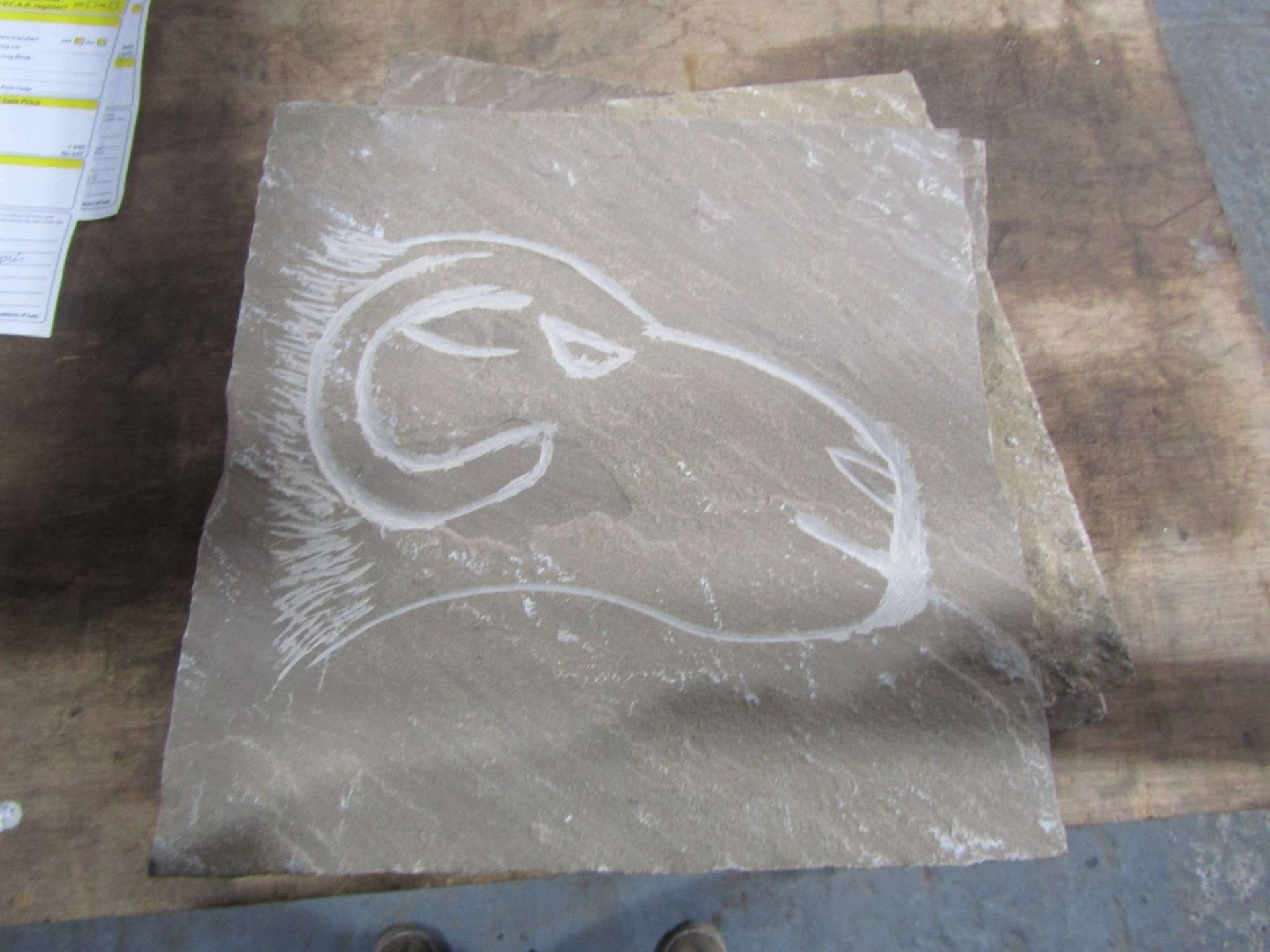 SHEEPS HEAD IN NATURAL STONE