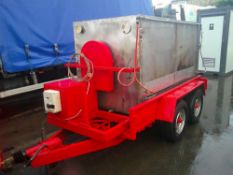 HOGROAST / OUTDOOR CATERING OVEN ON 4 WHEEL IFOR WILLIAMS TRAILER