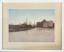 20th century engraving and aquatint, signed '78 and numbered 10/30, the plate 27x38