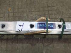 1 x T.B. Davies 5.0m Taskmaster single ladder, date of manufacture: 06/2025, missing 2 end caps