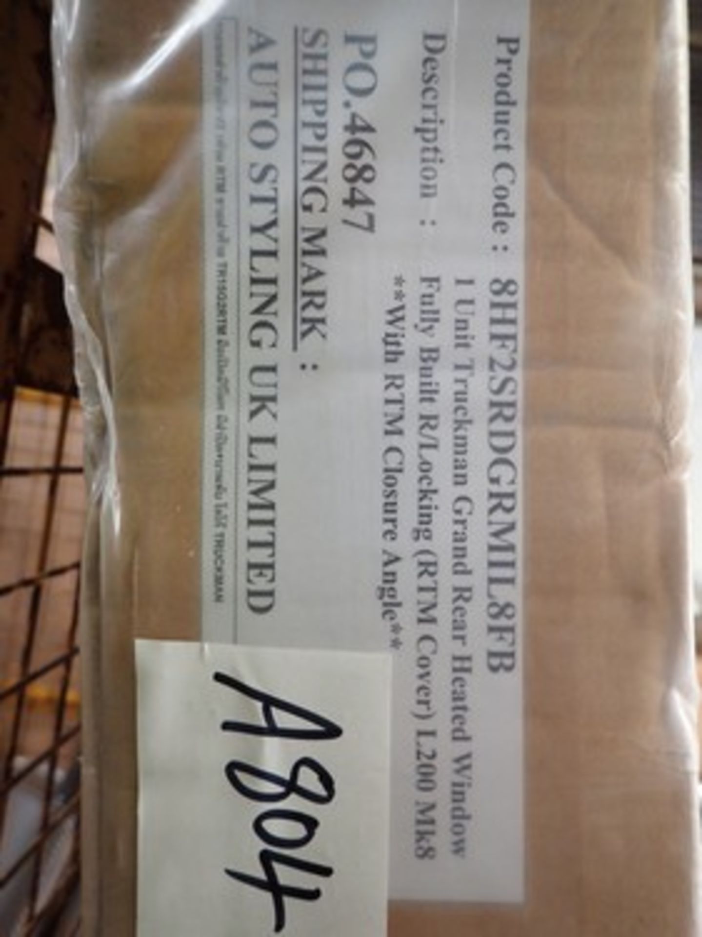 1 x Auto Styling Truckman Grand heated rear window for Toyota L200, MK8 - sealed new in tatty box ( - Image 4 of 4