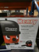 1 x Henry 160 black and red vacuum, 240V - Sealed new in box - New Site