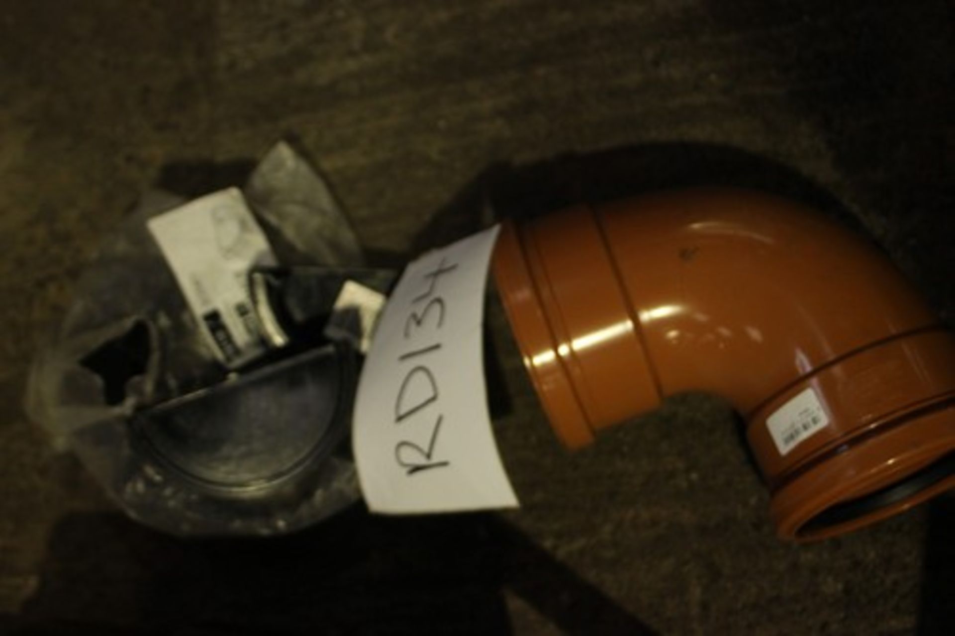 A magnum of drainage products, including 1 x pack of 3 Clark drain garage pack, pipe clips, - Image 9 of 9