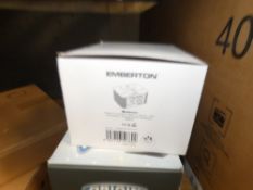 A mixed lot including 1 x Emberton Bodmin multi function alarm clock, Dell laptop bag etc - New -