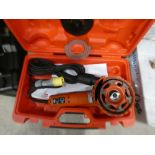 1 x Hilti DGH130, 110v concrete grinder with accessories and case - new in case