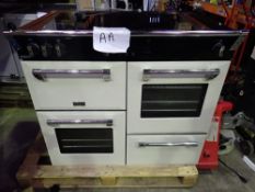 1 x Stoves Richmond range cooker, missing temperature knob, digital screen faulty, won't un