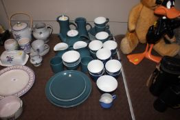A quantity of Poole Pottery 'Blue Moon' pattern di