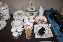A collection of Portmeirion china to include 'Exot