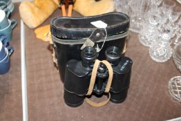 A pair of USSR 7x50 binoculars in carrying case