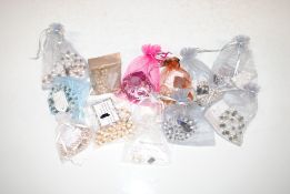 A box containing 925 silver and silver plate mount