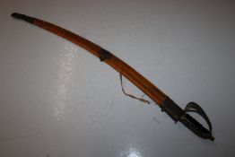 An Indian decorative sabre. This item can only be