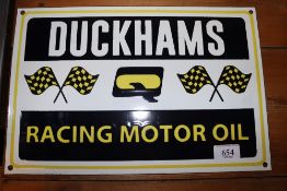 A reproduction Duckhams advertising sign (187)