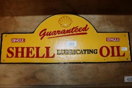 A reproduction Shell Oil advertising sign (90)