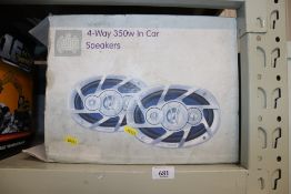 A Ministry of Sound four way car speaker