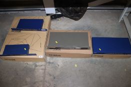 Four Netgear servers, lacking power cables