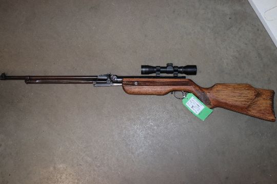A Relum Tornado .22 air rifle and sight AF