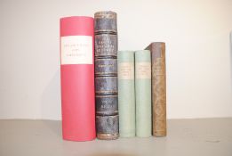 A collection of five ornithological related books