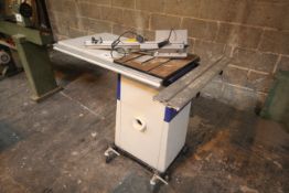 Charnwood W619 8in single phase table saw.