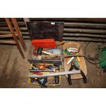 A quantity of various tools to include hammer; mal