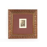 Albrecht Durer 1471-1528, engraving entitled 'The Man Of Sorrows Standing By The Column' 11.6cm x