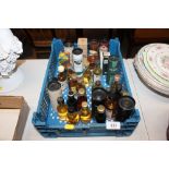 A collection of miniature Scotch whisky's (some boxed)