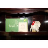 A Royal Doulton Turkey modelled by Graham Tongue, limited edition Bernard Matthews, 40 Years