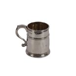 A George VI silver Britannia standard mug with RAF inscription, London 1939, makers mark R.C.,