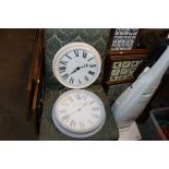 Two Laura Ashley wall clocks