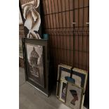 A large framed photo print of 'The Vatican, Eternal City' (total overall size 95cm x 69cm),