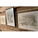 Avigdor Stematsky, a framed limited edition print 'Abstract',