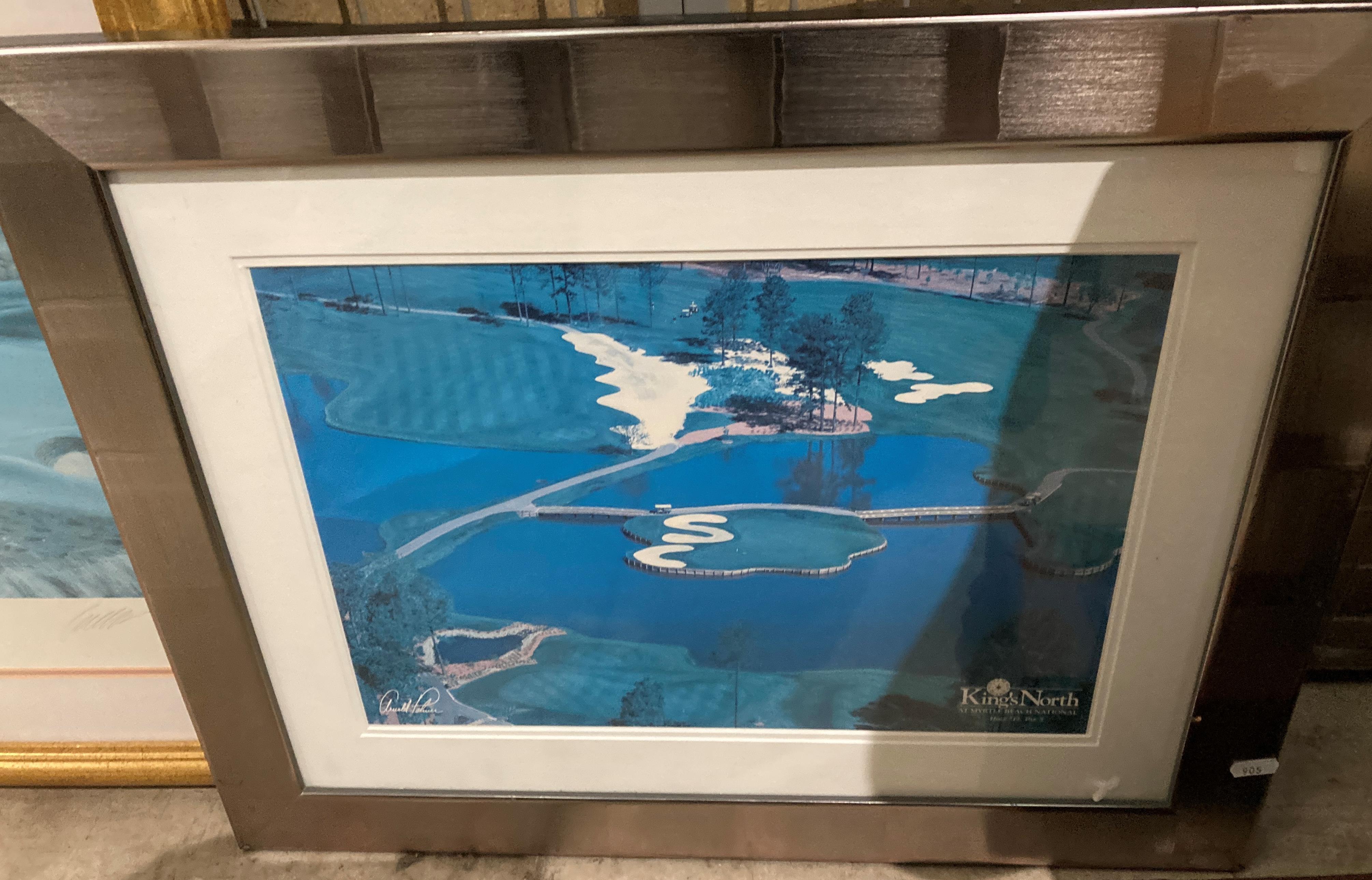 Brian D Morgan collection, framed photo print of Arnold Palmer at St. - Image 2 of 3