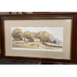 Logan, framed limited edition print 'Hill Farm', signed in pencil and numbered 101/350,