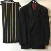 Hawksmoor two piece polyester men's single breasted dinner suit - trousers size 36 S,