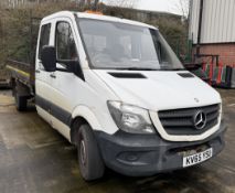 MERCEDES-BENZ SPRINTER 313CDI TIPPER - Diesel - White - Seven seater crew cab.