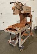Petrol brick/stone cutting saw on mobile stand. Serial No: 2094. YOM: 2000.