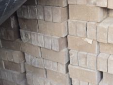 Contents to stack - approximately 1,000 grey house bricks.