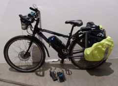 Carrera Subway electric bike complete with charger and Pannier bike bag - please note: includes