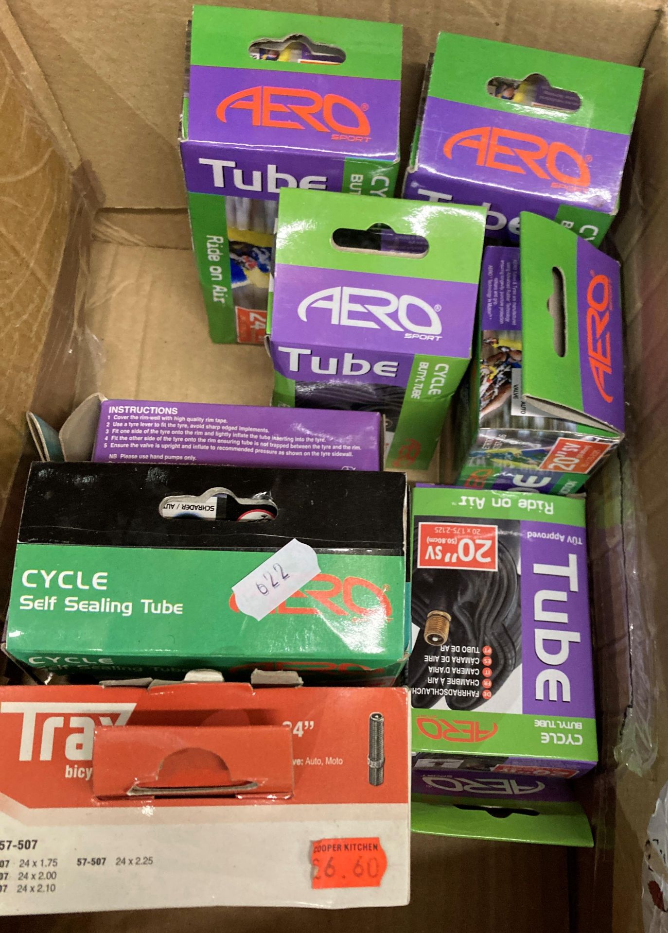 8 x assorted bicycle innertubes (N01)