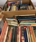 Contents to two boxes - a quantity of books and booklets, some local and some British Isles,