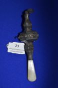 Hallmarked Silver Baby’s Rattle and Comforter - Birmingham 1851